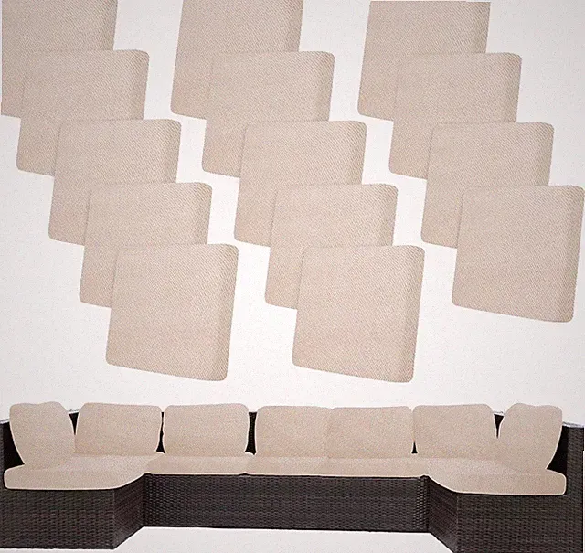 14 Pcs Outdoor Cushion Covers, Patio Sofa Cushion Covers Replacement