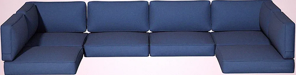 14-Piece Outdoor Replacement Cushions for Patio Furniture, Water-Repellent Sofa