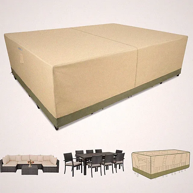 140"x88"x32" Outdoor Furniture Set Cover Waterproof Patio Sectional Set Cover