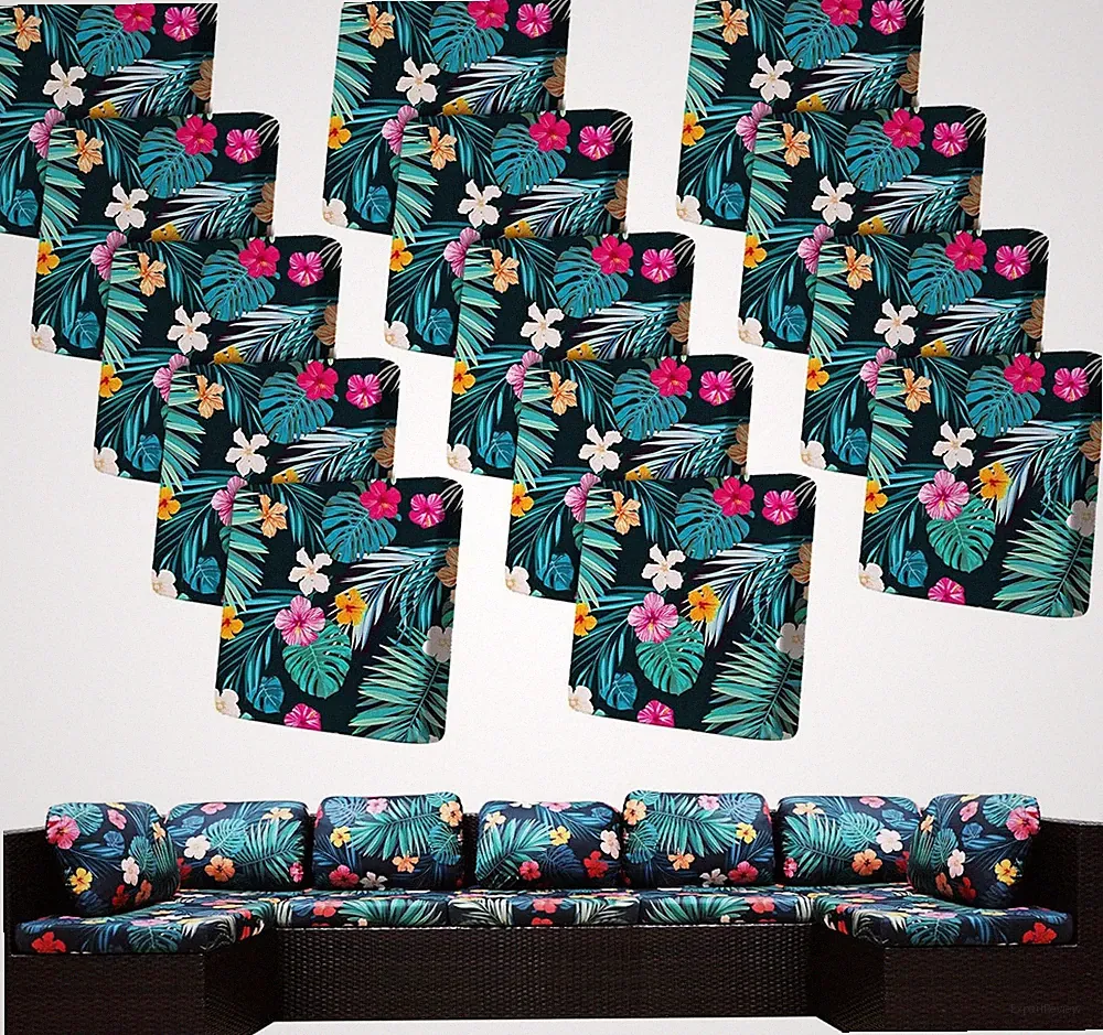 14Pcs Stretch Patio Cushion Covers,Outdoor Couch Covers Replacement,Outdoor Couc