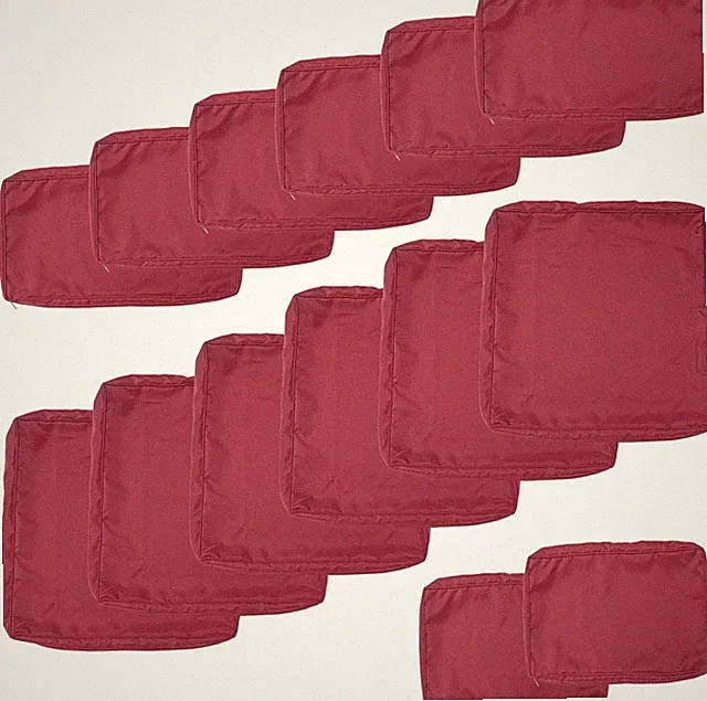 14Pcs Waterproof Patio Cushion Covers for 6-Seat Wicker Sofa Set