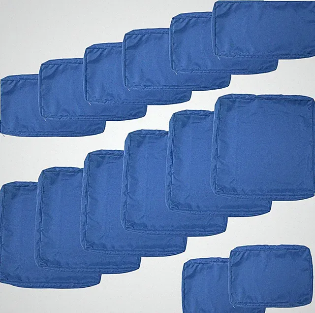 14Pcs Waterproof Patio Cushion Covers for 6-Seat Wicker Sofa Set
