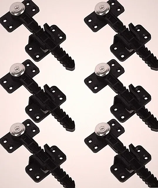 14X6Cm Plastic Sectional Sofa Invisible Interlocking Sofa Connector Bracket with