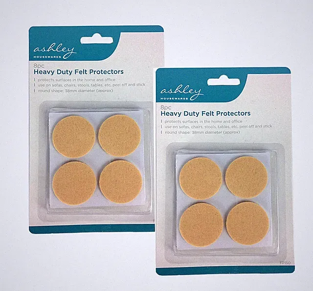 16pc Furniture Felt Pads Floor Protector Stickers Self Adhesive Chair Feet Legs
