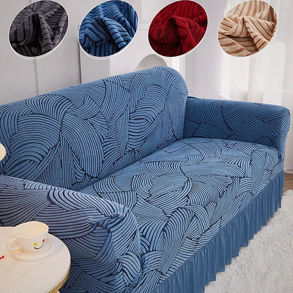 170GSM Skirted Sofa Cover Stretch Water Resistant Couch Protector Pet Friendly