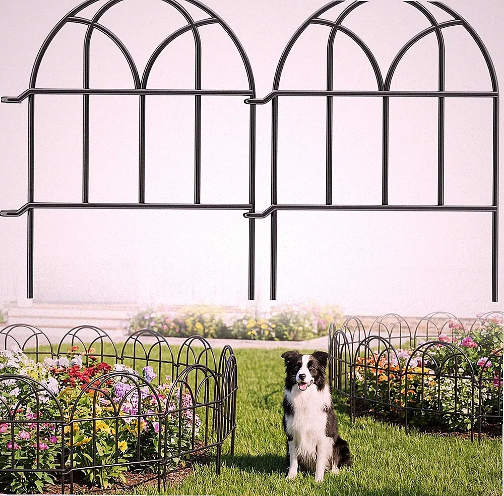 19 Pack 20.58ft x 17in (H) Garden Fence Panels - No Dig Garden Fence Animal
