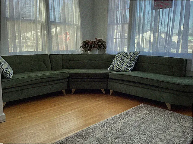 1950s mid-century sofa sectional