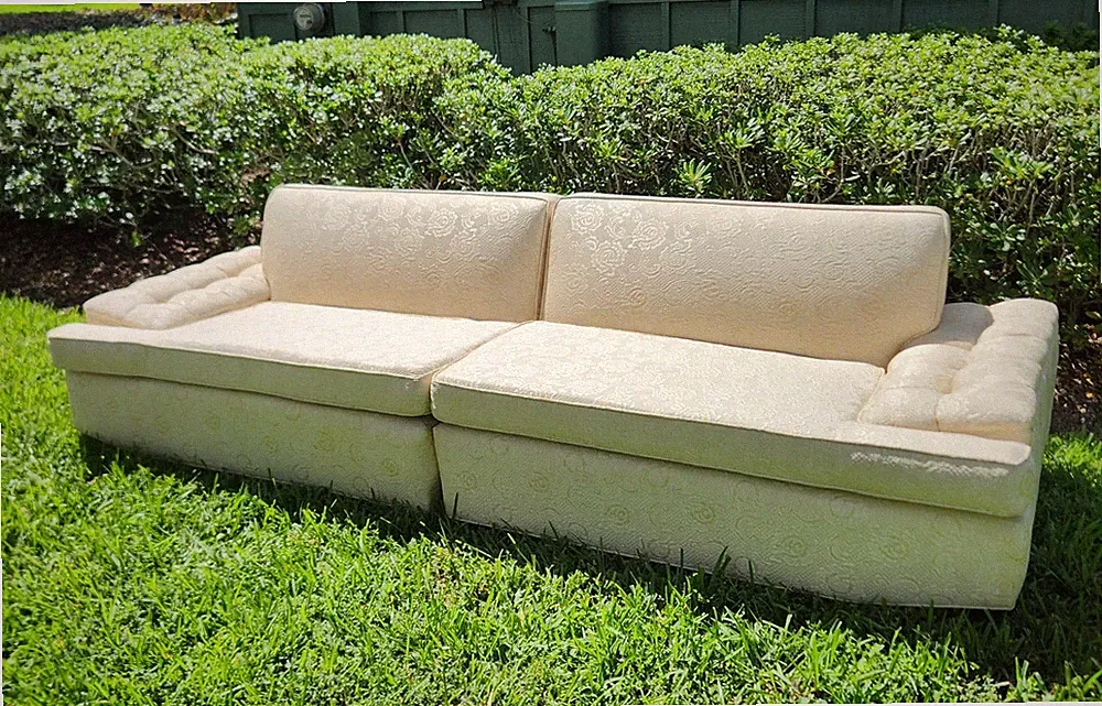 1950s sectional sofa American custom made all original