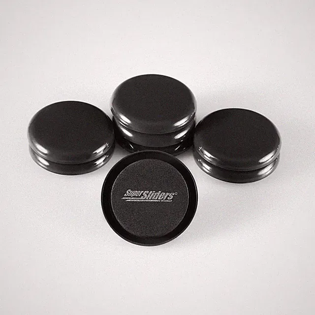 2 1/2" Round Reusable Furniture Sliders- Easily Move Small to Medium Sized It...