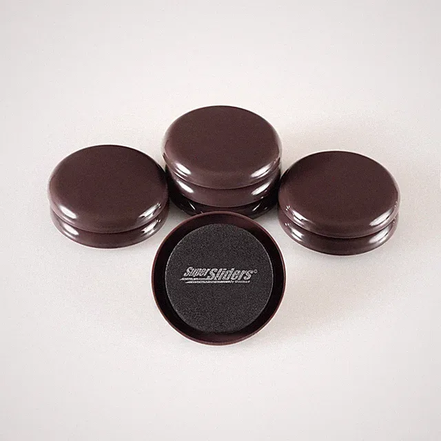 2 1/2" Round Reusable Furniture Sliders for Carpet - Effortless Moving and Su
