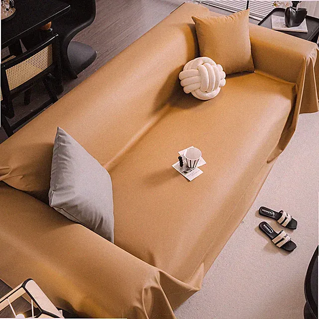 2/3/4 Seater PU Leather Waterproof Sofa Cover Non-Slip Couch Protector for Kids