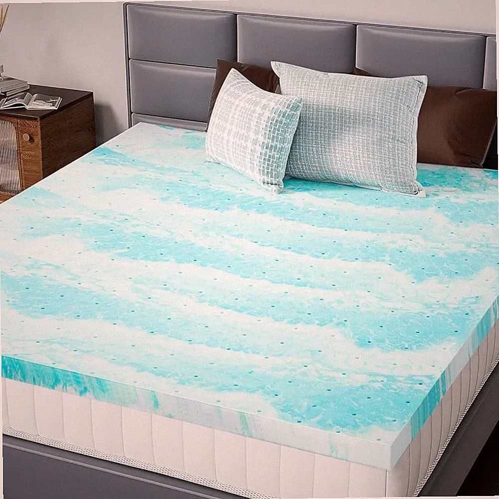 2" 3" Memory Foam Mattress Topper Gel Infused Bedroom Toppers for Sleeper Sofa