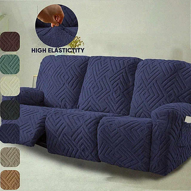 2/3Seat Recliner Chair Cover Stretch Slipcover Nonslip Sofa Cover Home decor