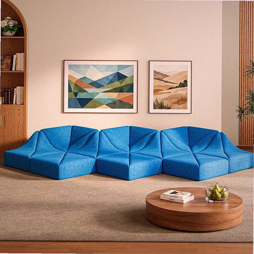 2-6 Seater Cloud Couch Dune Modular Sectional Sofa Couch Chenille DIY Home Decor