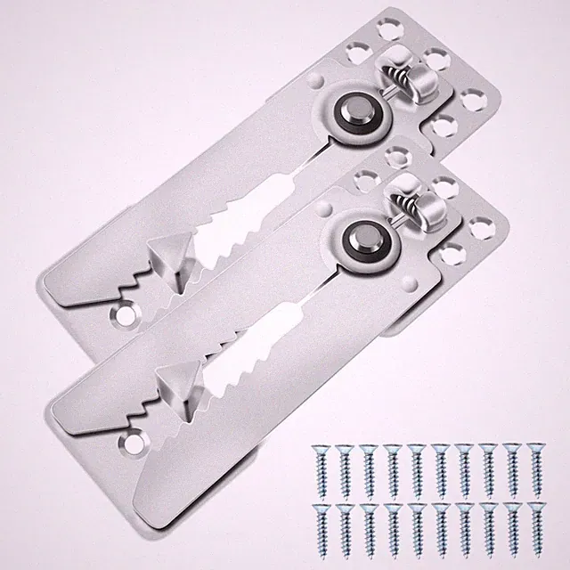 2 Pack Sectional Couch Connector with Screws, Heavy Duty Sofa Alligator Clamp...