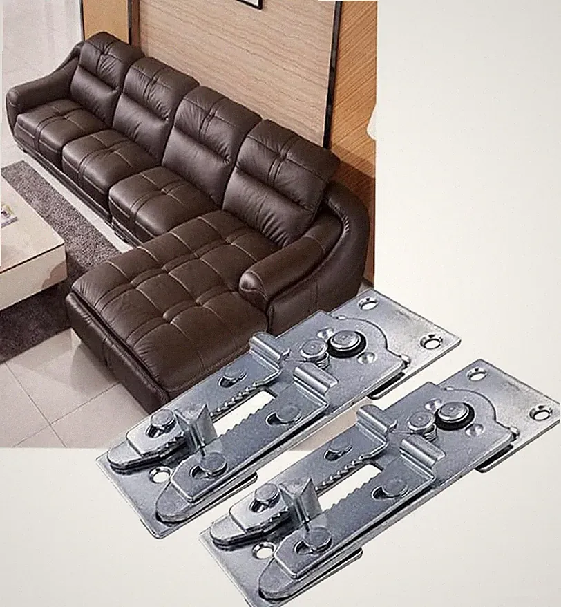 + 2 Pack Sofa Connector Sectional Couch Connector Screws, Sectional Couch Sof...