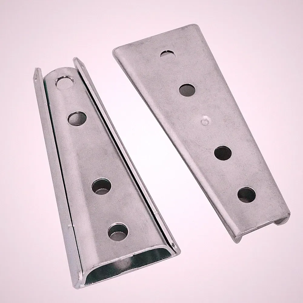 2 PCS 120x49mm Silver Metal Sectional Couch Sofa Interlocking Connector Hook