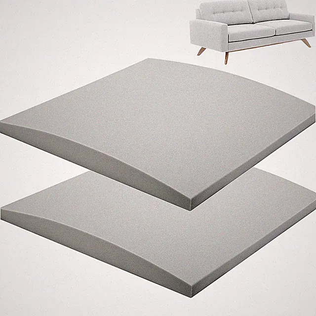 2 PCS 22x22 Inch Couch Cushion Support Grey Sofa Sagging Repair High Density