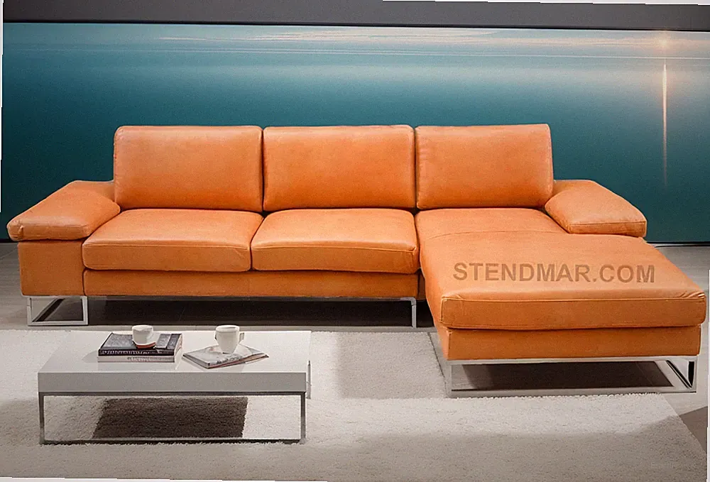 2-Piece Modern Sectional Sofa Chaise Set S1751 (Custom Options Available)
