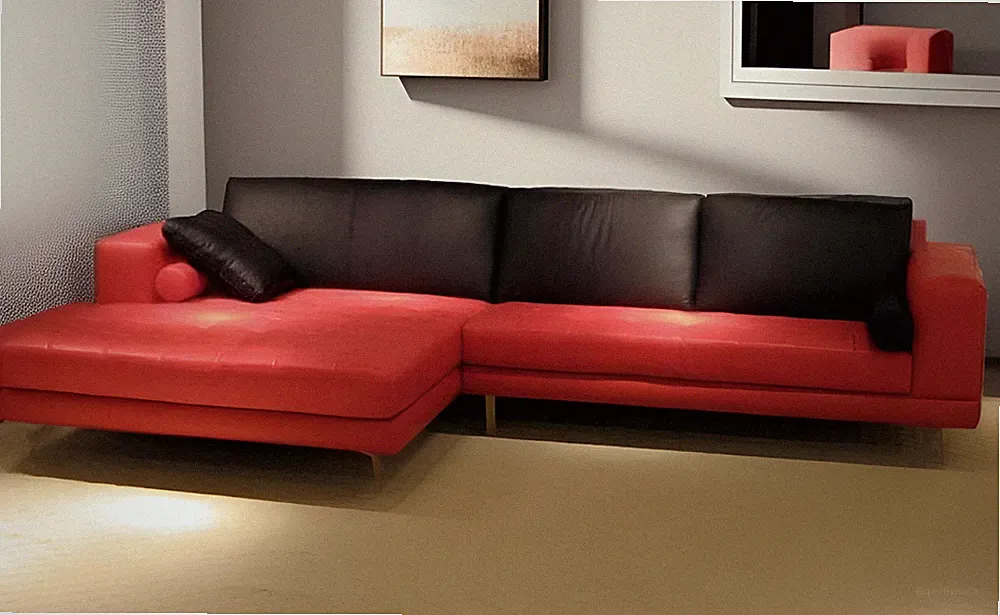 2 Piece New Modern Leather Sectional Sofa Set S8171 (Custom Options)