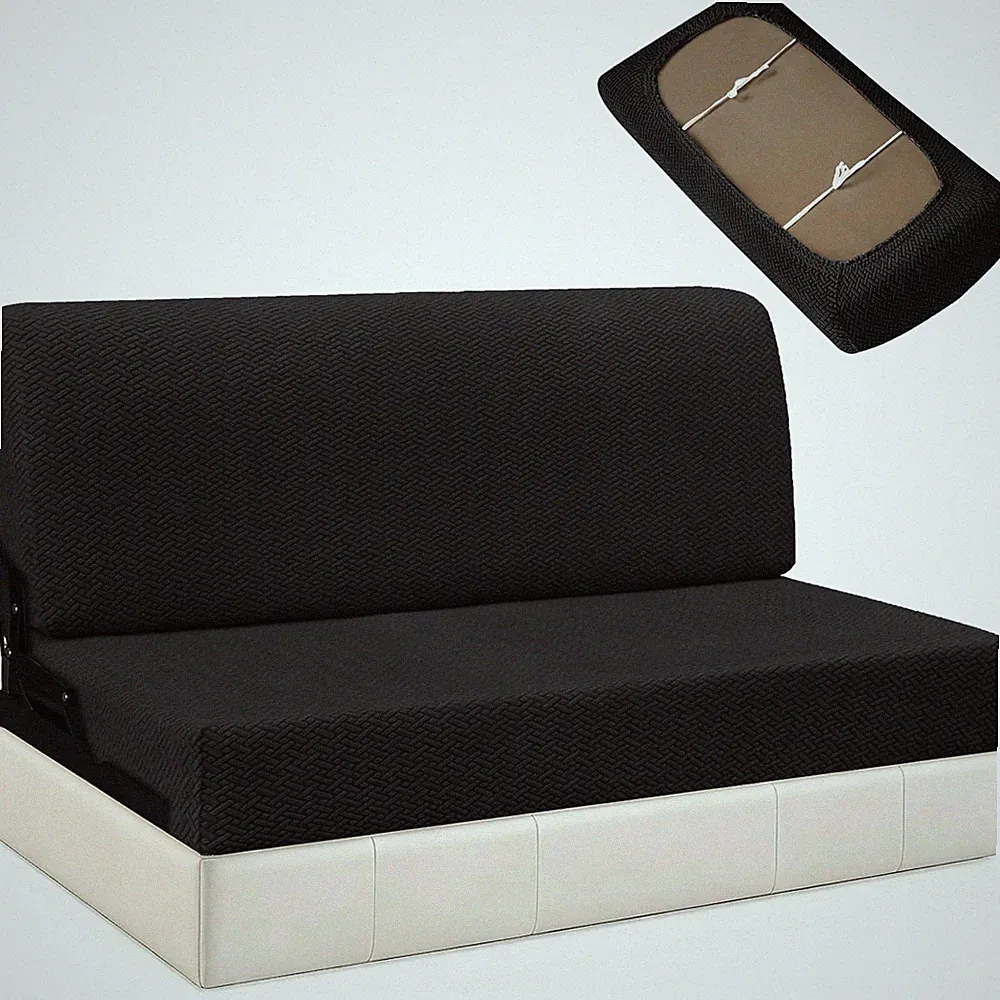 2-Piece RV Couch Covers for Jackknife Sofa Bed, Super Stretch Elastic Camper...