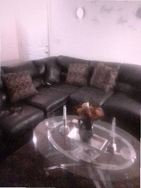 2 Piece Sectional Black Set For 800. Dollar