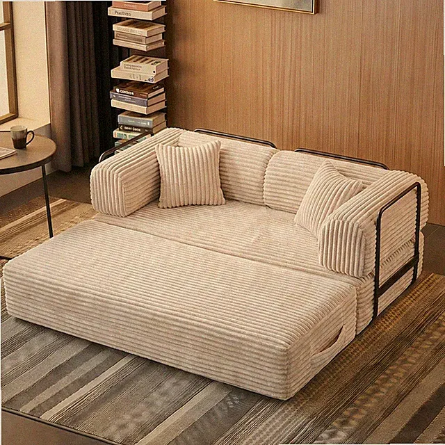 2 Seater Modular Boneless Sofa Couch Sectional Sofa Floor Loveseat Sleeper Sofa