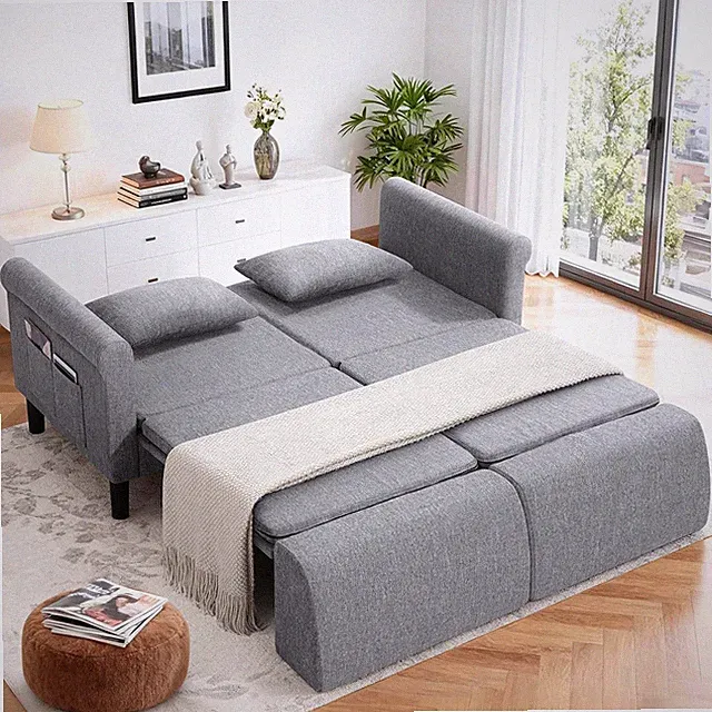 2-Seater Soft Loveseat Sofa Couch Sleeper Sofa Bed Ideal Christmas Home Gift