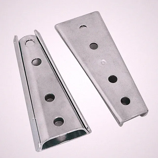 2 Sets 120x49mm Metal Silver Sectional Sofa Interlocking Connector Bed Parts...