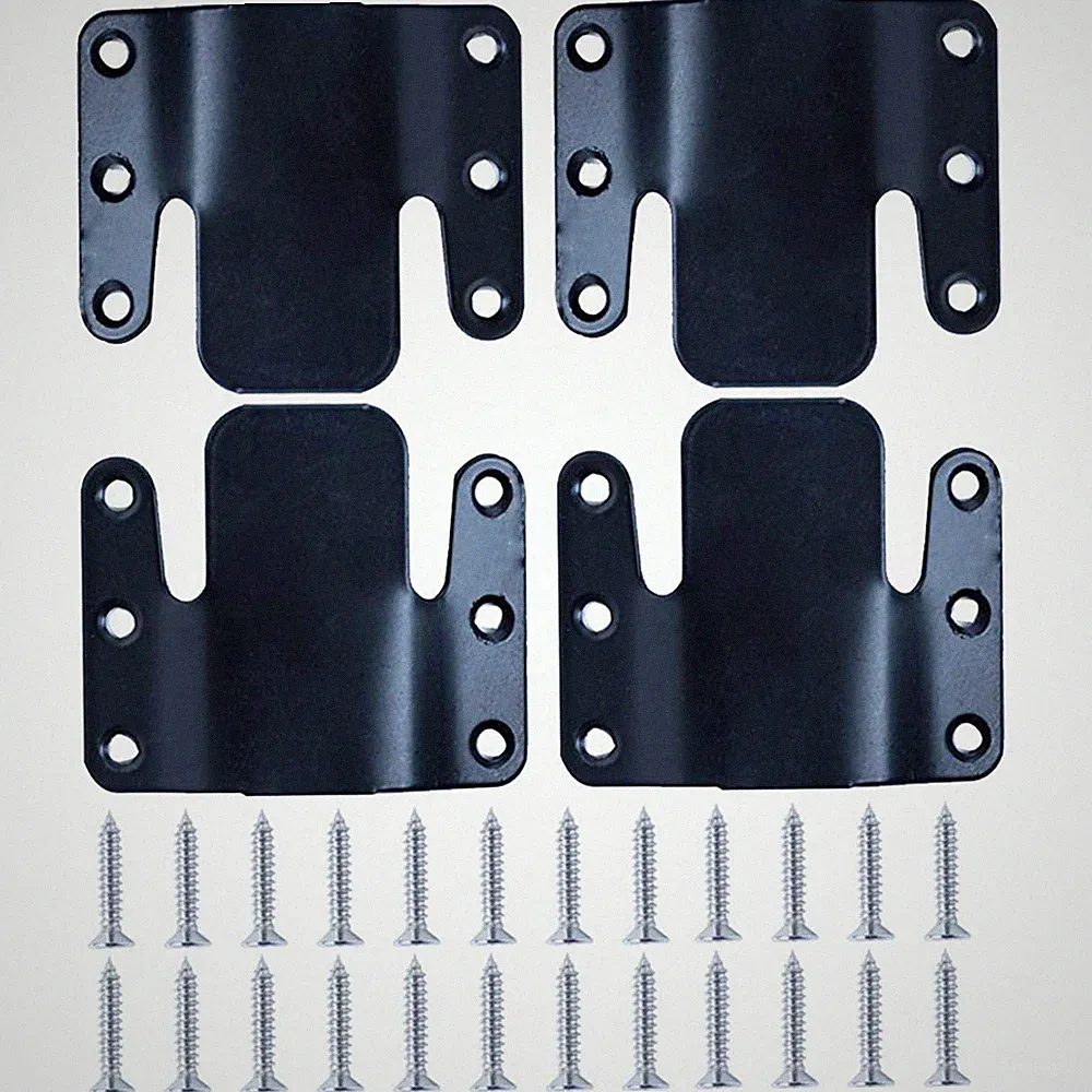 2 Sets Universal Sectional Sofa Interlocking Sofa Connector Bracket W/ Hardware