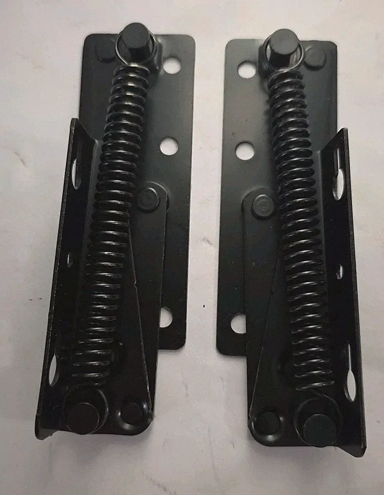 2 X Adjusted Sofa Bed Furniture 3-Position Angle Mechanism Hinge Hardware Black