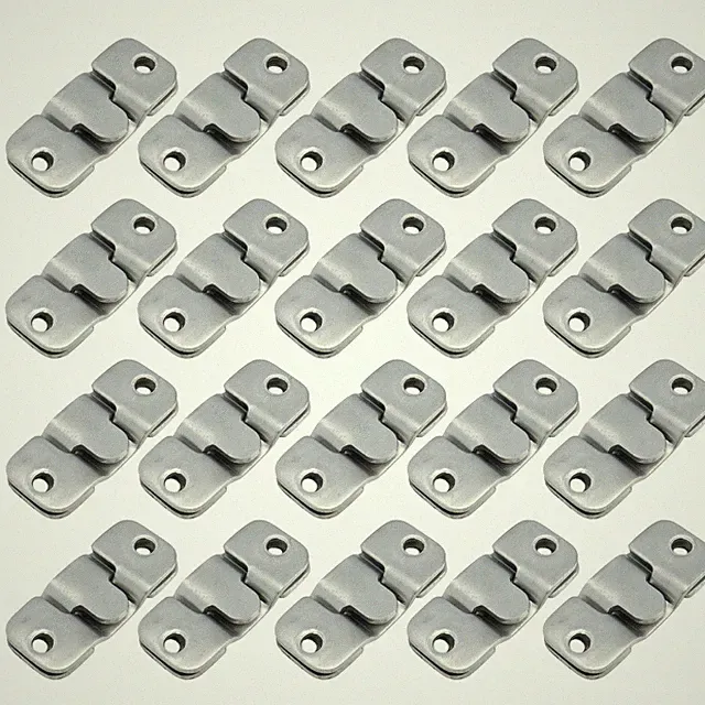 20 Pcs Sectional Couch Connectors Furniture Interlocking, Metal Sectional Cou...