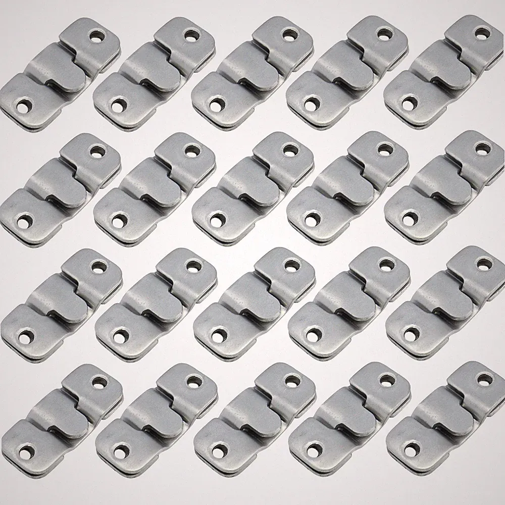 20 Pcs Sectional Couch Connectors Furniture Interlocking, Metal Sectional Couch