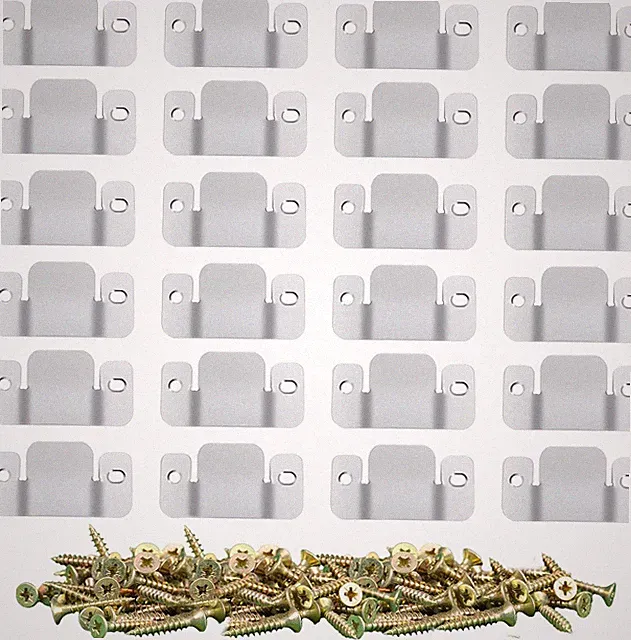 24 Pcs Sectional Couch Connectors Metal Couch Clips Sofa Connector Interlocking
