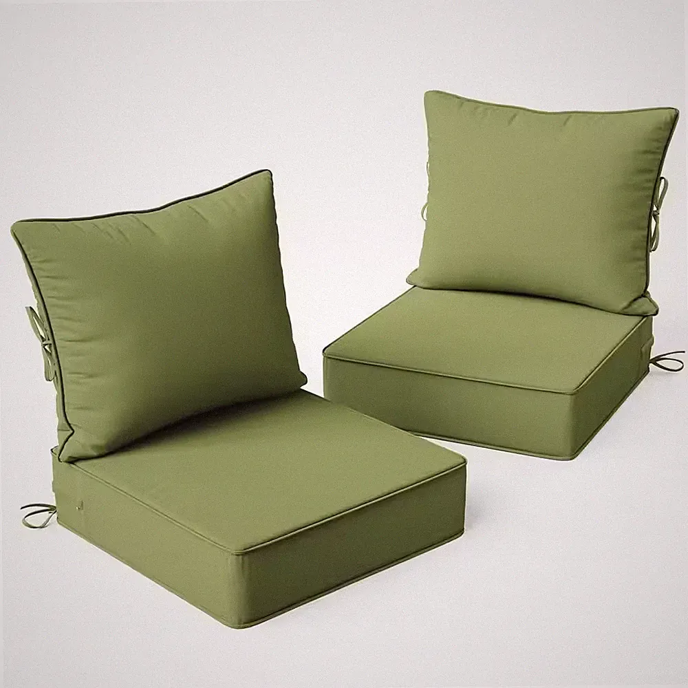 24 X 24 X 6.5In. Outdoor Waterproof Deep Seat Cushion W/Removable Cover for Sofa