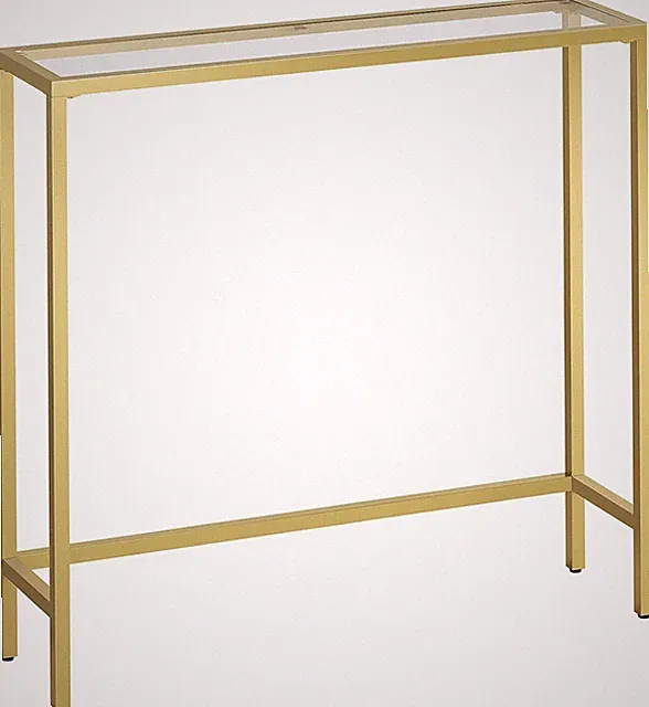 29.5" Narrow Console Table, Modern Sofa Table Behind Couch
