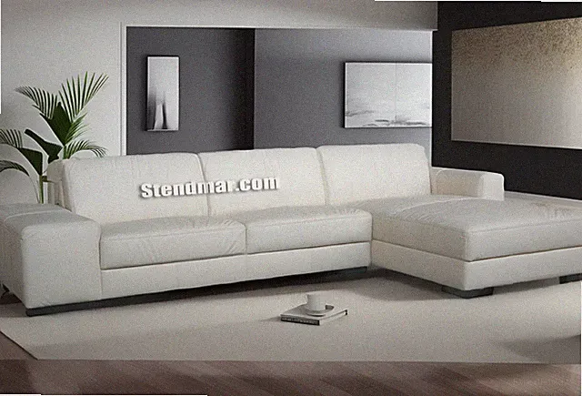 2PC Modern Leather Sectional Sofa Chaise Set S615 (Custom Options Available)