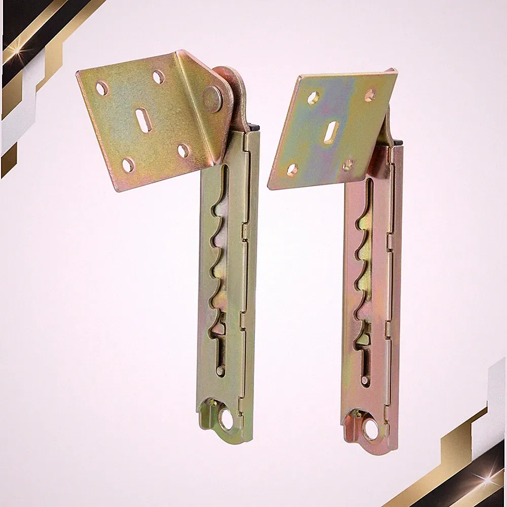 2pcs 5 Gear Sofa Bed Headrest Adjustable Angle Mechanism Hinges