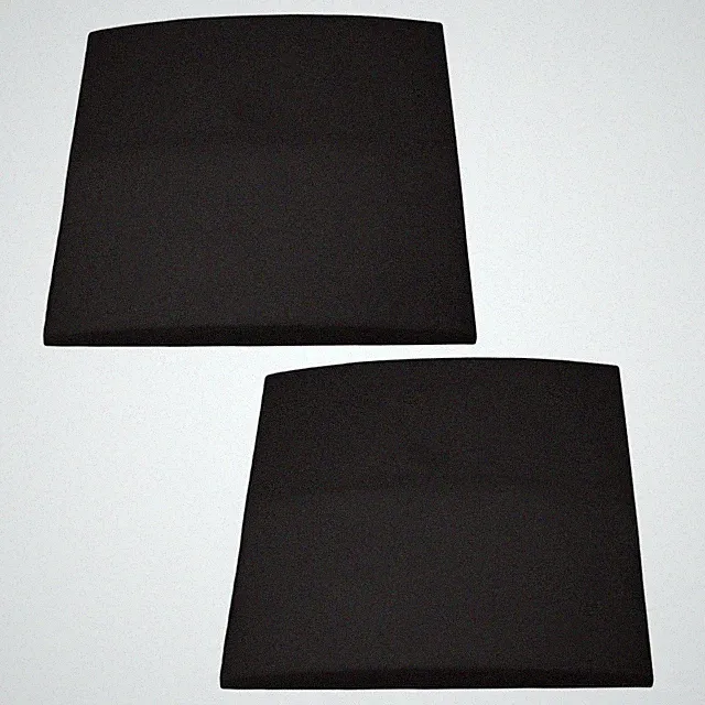 2Pcs High Density Reusable Cushion Support Inserts for Sofa Couch Padding Black
