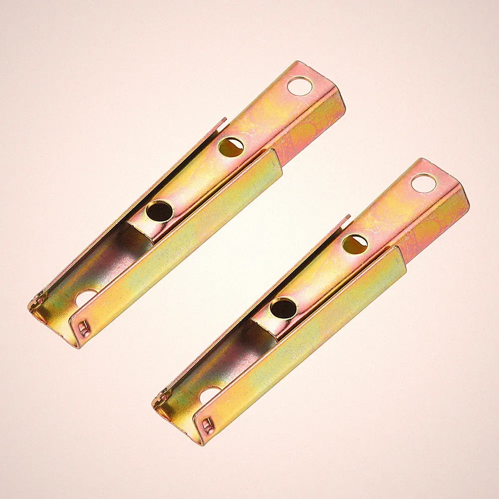 2Pcs Sectional Couch Connectors Furniture Connectors Cone (95mm Color Zinc))
