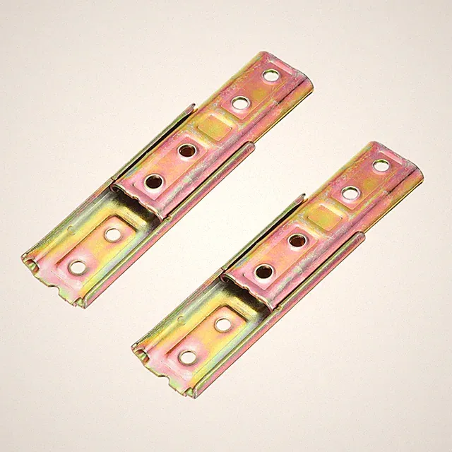 2Pcs Sectional Couch Connectors, Sofa Connector Bracket (120mm, Color Zinc)