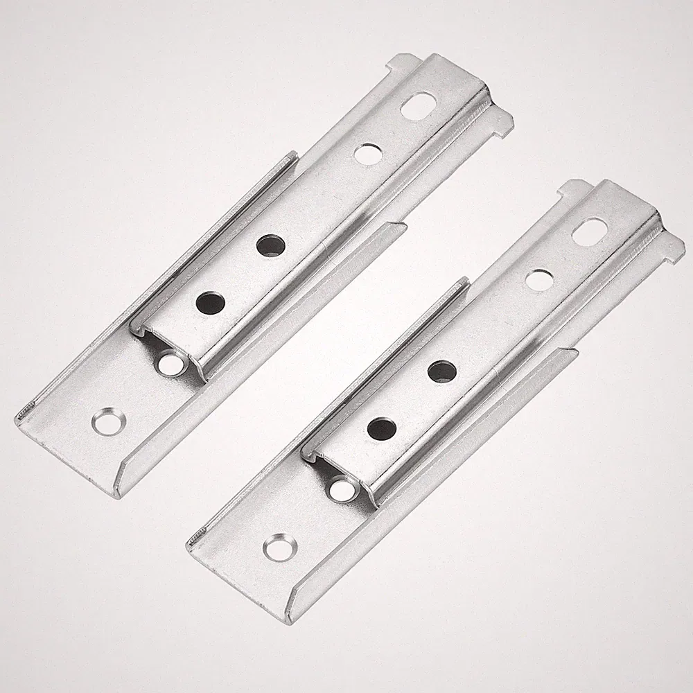 2Pcs Sectional Couch Connectors, t Sofa Connector Bracket (120mm, Silver)