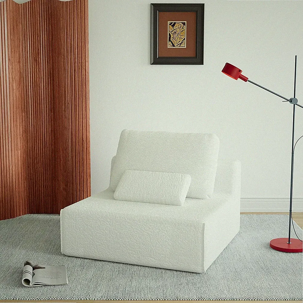 2Seat Modular Sectional Velvet Sofa Couch for Living Room Home Office Style Cons