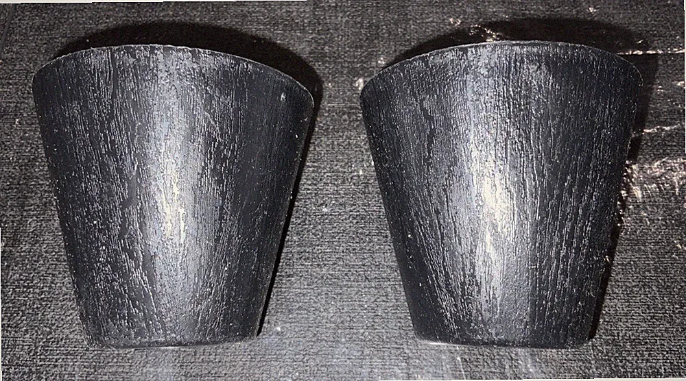 2x Ikea Friheten Sleeper Sectional Sofa Legs Plastic, BLACK Part # 128865