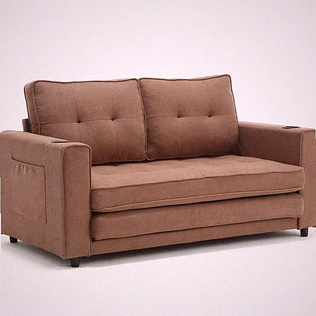 3-in-1 Fold Sofa Convertible Futon Pull Out Sofa Bed Sleeper Chair Loveseat