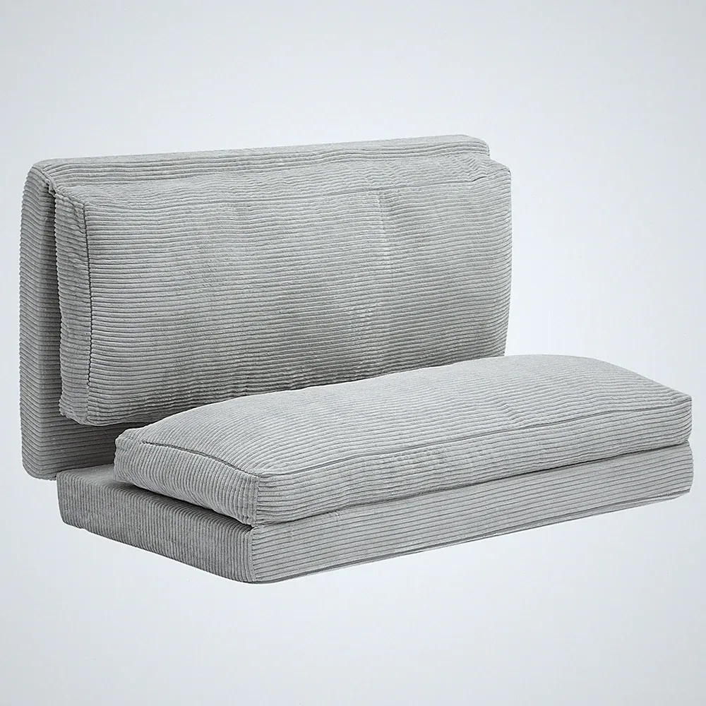 3-in-1 Folding Sofa Bed Couch with Washable Cover 25D High-Density Memory Foam f