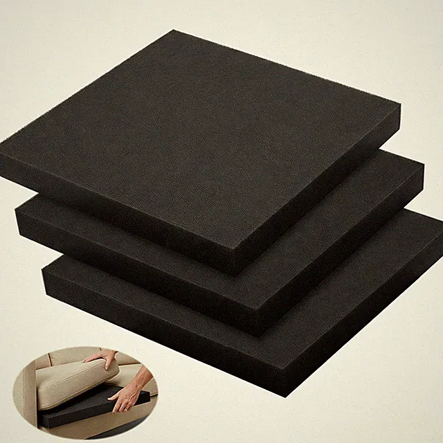 3 Pcs 45D Couch Cushion Support 22" x 22" x 2.4" Couch Cushion Replacement Co...