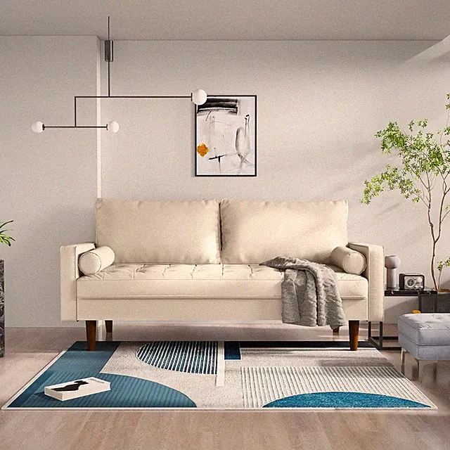 3-Person Sofa Couch for Living Room | Perfect For: Apartment/Studio/Office & Sma