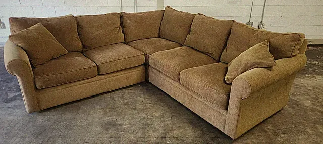 3 piece Crate and Barrel sectional sofa