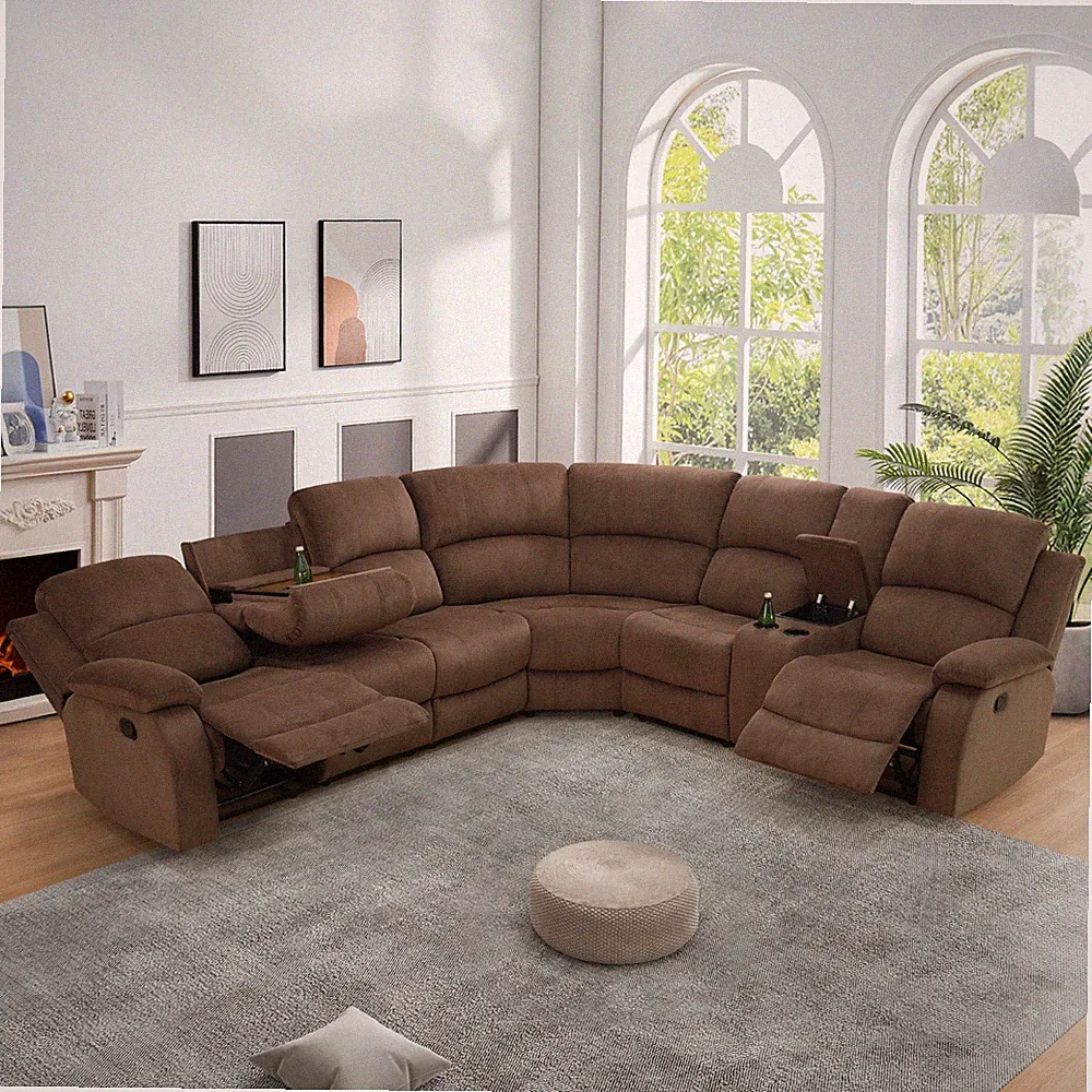 3-Piece Recliner Sofa Set | Living Room Sectional Couch